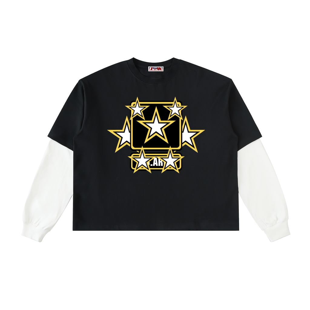 7 Star Army Layered Tee