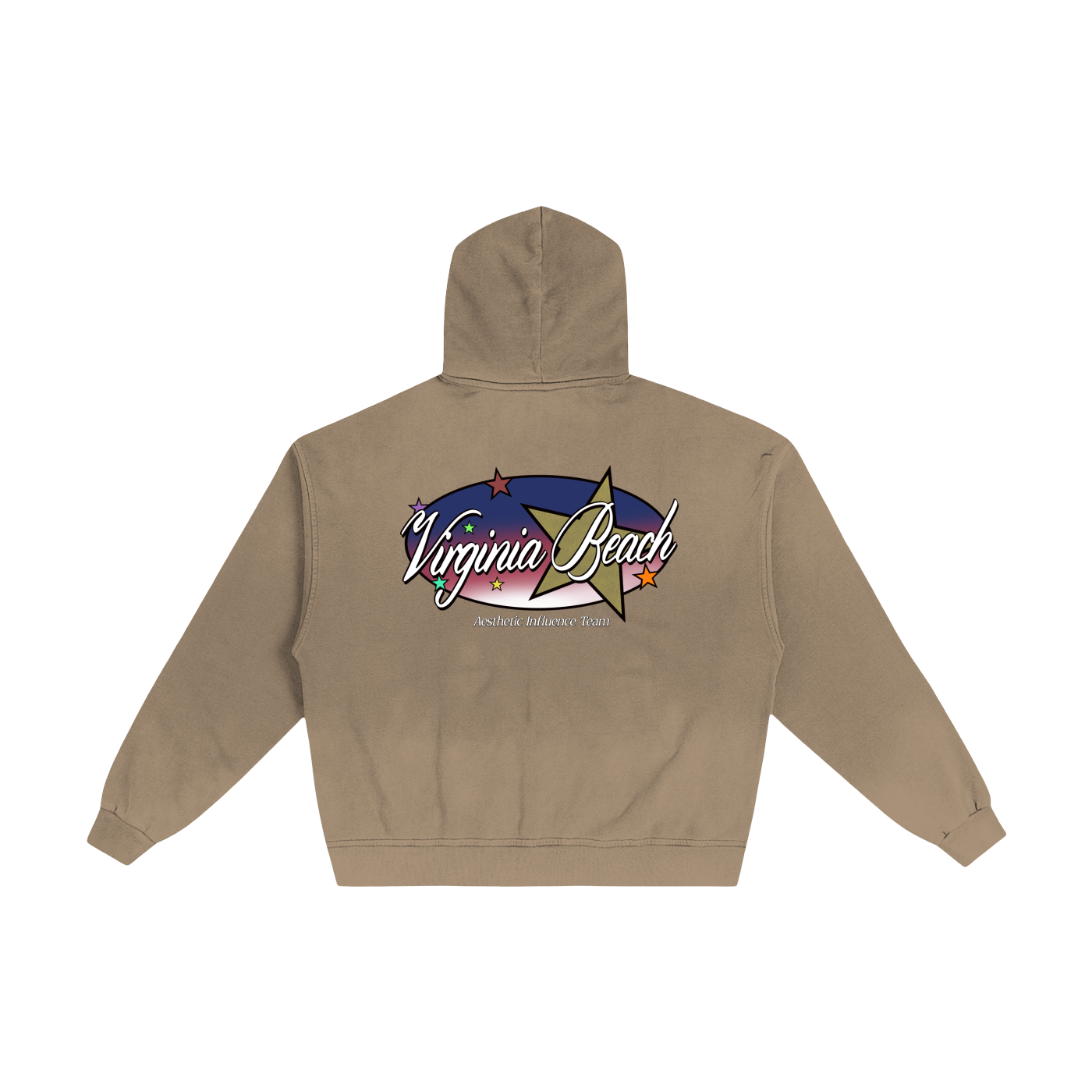 VB Team Distressed Zip Hoodie